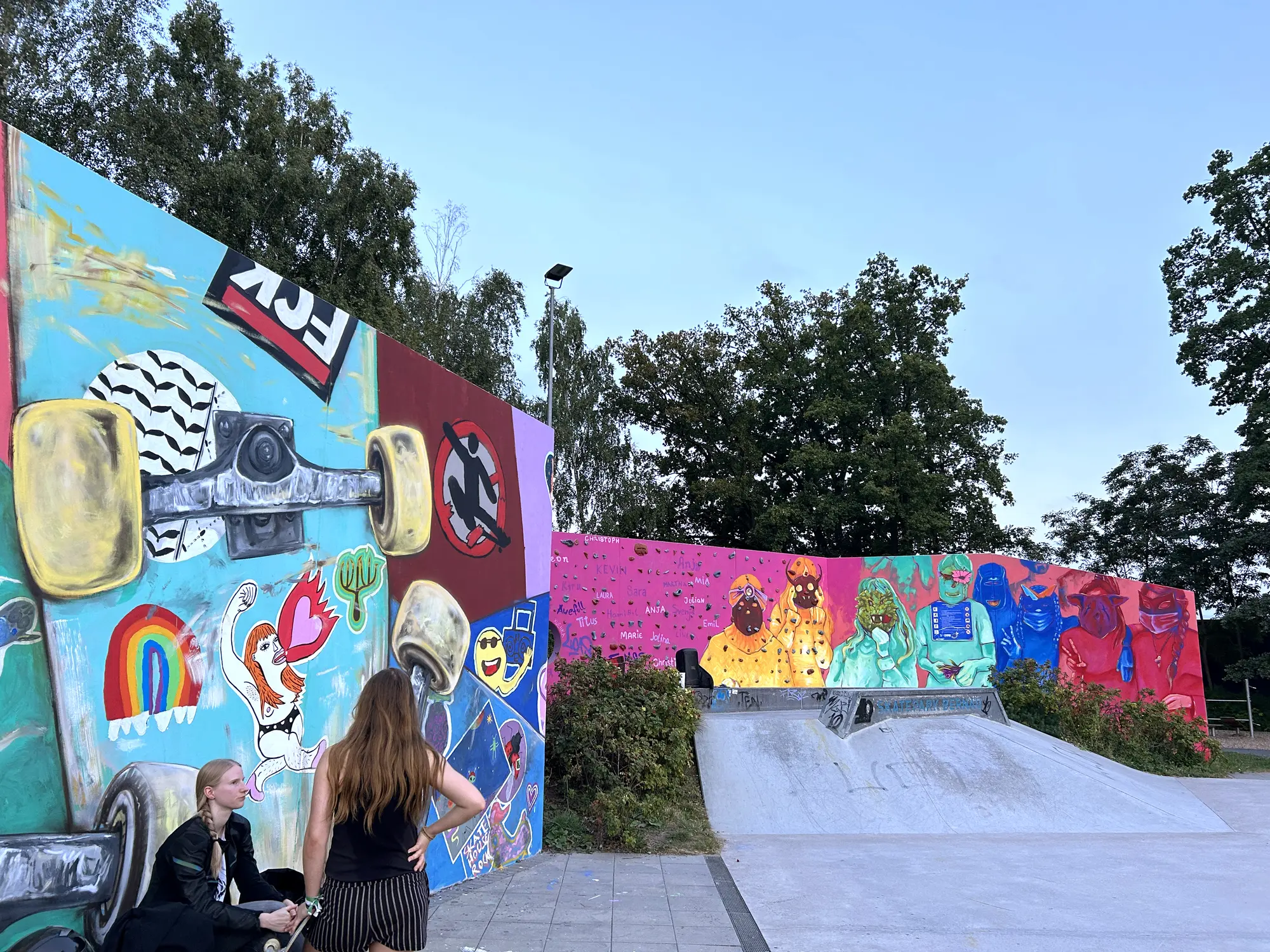 Skate Park Bernau mural
